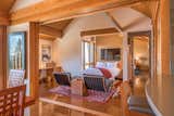 Library/media room converted to 3rd guest bedroom - sliding shoji doors create privacy