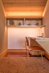 Built-in office nook in master suite
