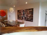 Live acacia wood bar.