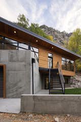 Exterior, House Building Type, Concrete Siding Material, Cabin Building Type, and Wood Siding Material  Photo 8 of 11 in Wasatch Resort Cabin by Lloyd Architects