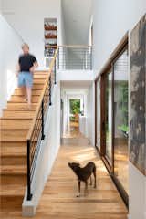 Staircase, Metal Railing, and Wood Tread  Photo 7 of 24 in Verdant Hollow Farms by Mathison I Mathison Architects