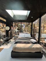 Bedroom and Bed At Paradise Ranch, Estonian design meets Danish minimalism, and everything is handcrafted by the Americans  Photo 6 of 13 in Luxury off-grid mirror cabins by ÖÖD near Sequoia National Park by ÖÖD Mirror Houses