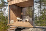 The deck outside makes it easy to step directly from the heat into sea air