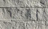 Blend modern and traditional with this large-faced stone that masterfully combines medium rocky texture, monochromatic colors and a cut that’s perfect for stacking tight or as a contrasting band against smoother profiles. Profile shown here in Granite Spire.