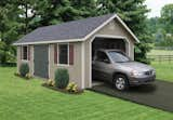 A prefabricated garage is the perfect storage solution for one car or off-road vehicles.