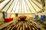 These "glamorous" tipis in Oregon have been designed in "Zen style." According to Antoine de Saint-Exupéry, "Perfection is achieved, not when there is nothing more to add, but when there is nothing left to take away."&nbsp;