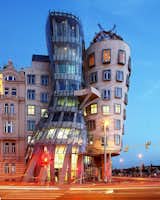 Gehry's very non-traditional design of Dancing House was controversial at the time because the house stands out among the Baroque, Gothic and Art Nouveau buildings for which Prague is famous, and in the opinion of some it does not accord well with these architectural styles. The then Czech president, Václav Havel, who lived for decades next to the site, avidly supported this project, however, hoping that the building would become a center of cultural activity.