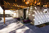 The small casita offers accommodation for a single or couple. Complete with a kitchen, and washer and dryer, the space is ideal for exploring southern Mendocino County, California wine country. 
