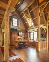 Kitchen Kitchen with soaring ceilings  Photo 16 of 30 in The Bailey Project by OakBridge Timber Framing