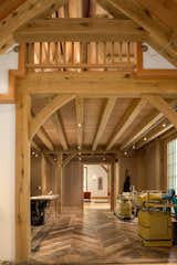 Hobby wood shop - handcrafted timber frame serves as endless inspiration.