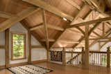 The loft space, beautifully hand-crafted with mortise and tenon technique.