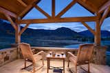 A timber frame patio on which to soak in the best of Mother Nature.
