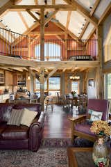 Timber framing allows for open floor plans, flexible design aesthetic, energy efficiency, and durability.