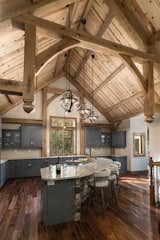 Kitchen  Photo 5 of 16 in Modern Day Rustic Luxury Timber Frame Home by OakBridge Timber Framing