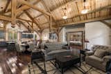 Dining Room  Photo 1 of 16 in Modern Day Rustic Luxury Timber Frame Home by OakBridge Timber Framing