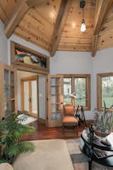 Living Room  Photo 10 of 16 in Modern Day Rustic Luxury Timber Frame Home by OakBridge Timber Framing