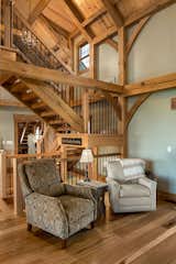 Staircase  Photo 16 of 17 in The Condit Project by OakBridge Timber Framing