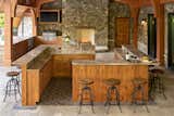 Kitchen  Photo 14 of 22 in THE POOL HOUSE PLUS GUEST HOUSE by OakBridge Timber Framing