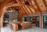 Kitchen outdoor dining room and kitchen  Photo 13 of 22 in THE POOL HOUSE PLUS GUEST HOUSE by OakBridge Timber Framing