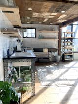 Industrial kitchen with Sun Streaming In
