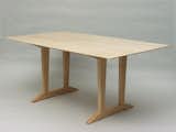 Tiger Maple Trestle Table. Other woods and sizes availible.