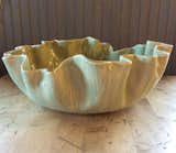 Handmade, organically inspired accent bowl.  19" in diameter x 9" high.
Perfectly Imperfect Pottery Made By People.