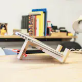 Wooden laptop stand
