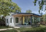 Exterior of Interlock House by Matt Fajkus Architecture