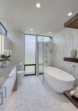 Master Bath at Interlock House by Matt Fajkus Architecture