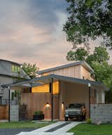 Front Elevation - Split House by Matt Fajkus Architecture