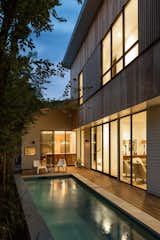 Backyard with Pool - Split House by Matt Fajkus Architecture