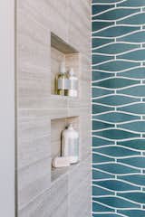 The depth of the Fireclay Tile in Nautical adds a richness to the bathroom.
