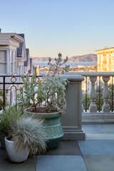 Peek-a-boo views of Angel Island out in San Francisco Bay.  Photo 7 of 9 in Pacific Heights Historic Renovation by Benjamin Farrell