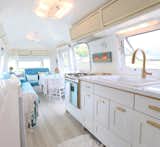 vintage airstream travel trailer kitchen