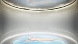 A high-salt content bath allows visitors to float as if they were in the Dead Sea.