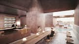 The cafe in the spa offers space to sit and interact with other guests.