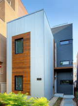 Square Root Architecture + Design's initial C3Prefab was one of the first prefabricated sustainable residences in the Windy City. It's a prototype of how residential construction can be simultaneously affordable and eco-friendly within an urban context through modular construction.