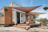 Exterior, Tiny Home Building Type, and Wood Siding Material Located in sunny Southern California, The Zen Cottages offers three different models—as well as custom-built tiny homes—that are typically between 16 to 32 feet long and between 8 to 10 feet wide. Although the larger homes aren't ideal for transporting, the smaller Alpine model is built for long hauls and can even travel through rocky terrain. The interiors are light-filled, simple, and efficient, with careful attention to natural materials.

  Photo 4 of 21 in Kit Home Companies by Ted Capiendo from 7 Tiny Home Companies to Consider on the West Coast