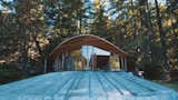 Exterior, House Building Type, and Curved RoofLine  Photo 1 of 10 in The Parabolic Glass House in Northern California Is One Architect’s Utopia in the Redwoods