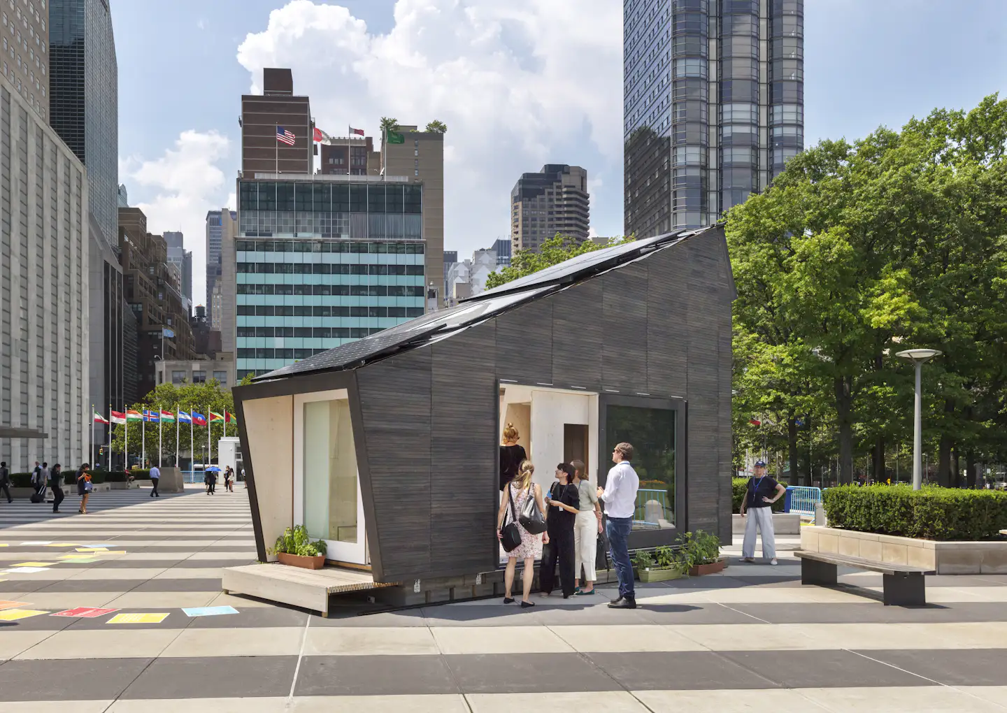 Illustration of Compact Off Grid Homes For Families