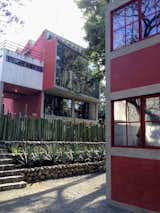 Connected by a bridge, the separate studios/residences of Frida Kahlo and Diego Rivera are open to the public. The compound was designed by Juan O'Gorman, an important figure of functionalism in the Mexican art and architecture scene.