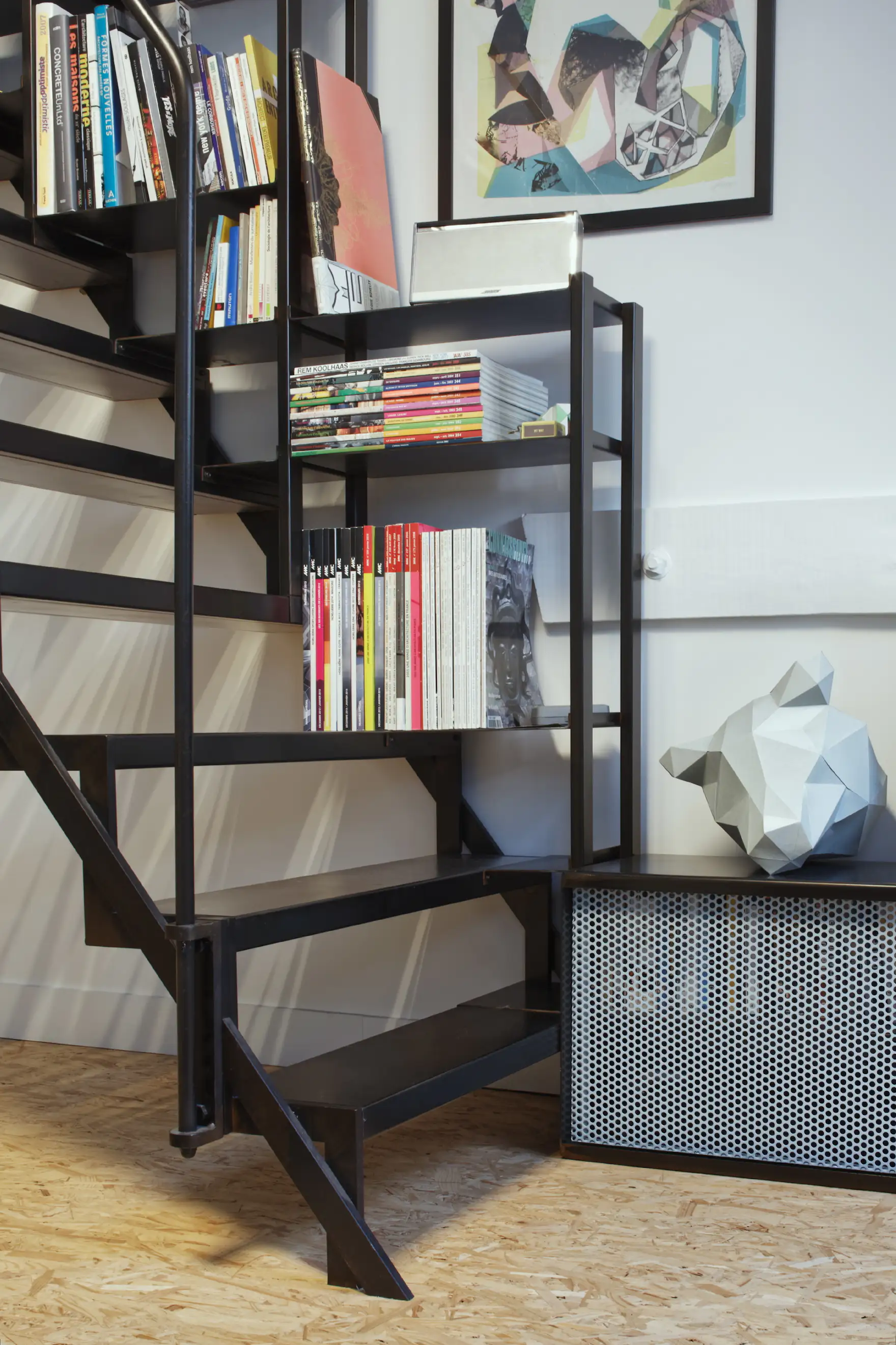 Photo 13 Of 14 In A Tiny Parisian Loft Strikes Industrial Vibes With A