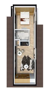 Cocoon9 Cocoon Cabin modular home floor plan