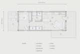 With multiple entrances on three sides of the home, the Vor 640 emphasizes connections to the outdoors. The main bedroom is a comfortable 16 feet long and features a large closet at one end. The living area could easily accommodate a sleeper sofa.