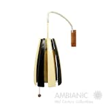 Midcentury Wall Sconce With Petaled Shade