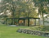 Philip Johnson's Glass House is in fact one building out of 14 that sit on the 49-acre property, each with their own approach to structure, geometry, siting, and proportion.