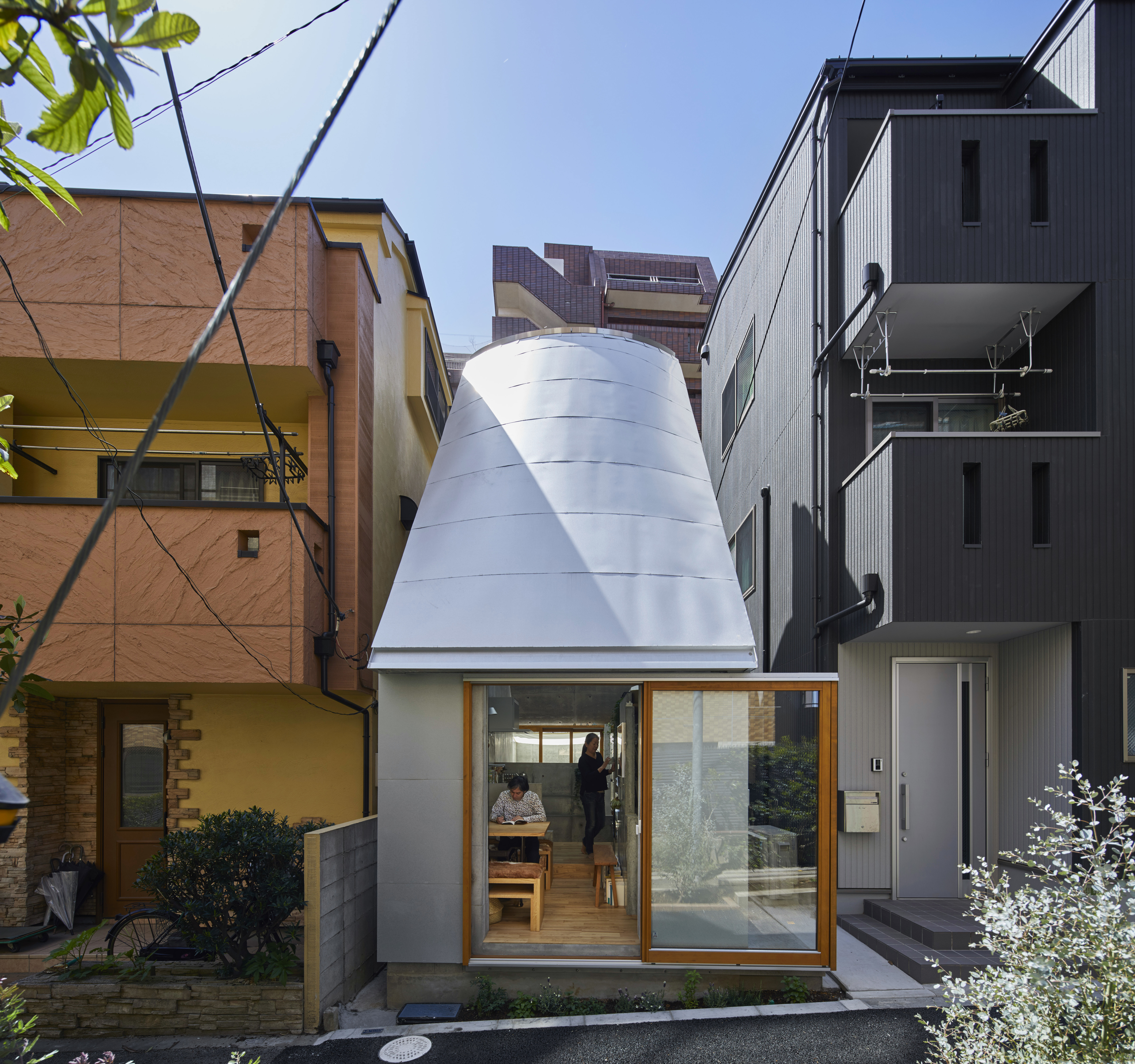 A Concrete Tiny House in Tokyo Opens to the Sky—and the Street - Dwell