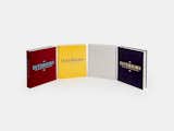 Interiors: The Greatest Rooms of the Century from Phaidon is available as a single book in four luxurious, velvet versions in of-the-moment colors: Midnight Blue, Merlot Red, Platinum Gray, and Saffron Yellow.