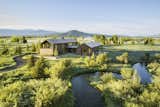 Located in Jackson Hole, Wyoming, the home is close to Grand Teton National Park and Yellowstone National Park, as well as local ski resorts, rustic campsites, and dude ranches.