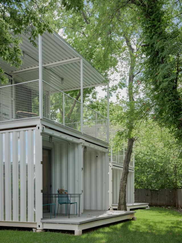 Photo 7 of 11 in A Sustainable Shipping Container Community Springs Up